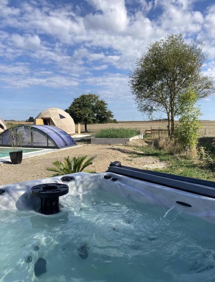 A L'Aube Des Sens Hotel Bailly-le-Franc Bagian luar foto
